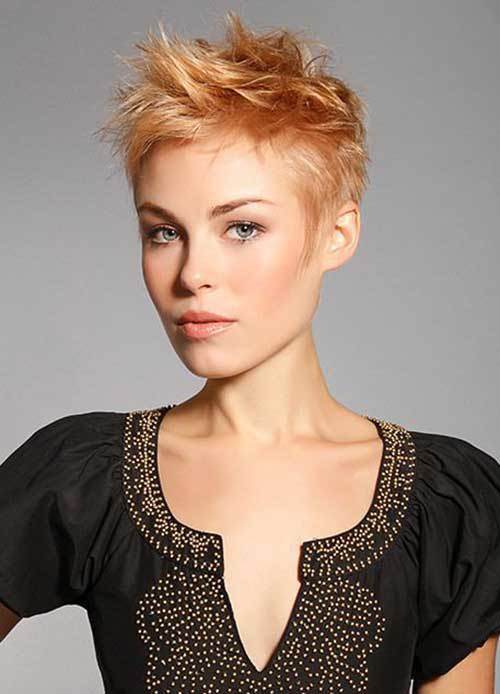 Spikey Pixie Cut:  Low maintenance short haircuts