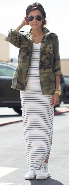 camo jacket outfit ideas