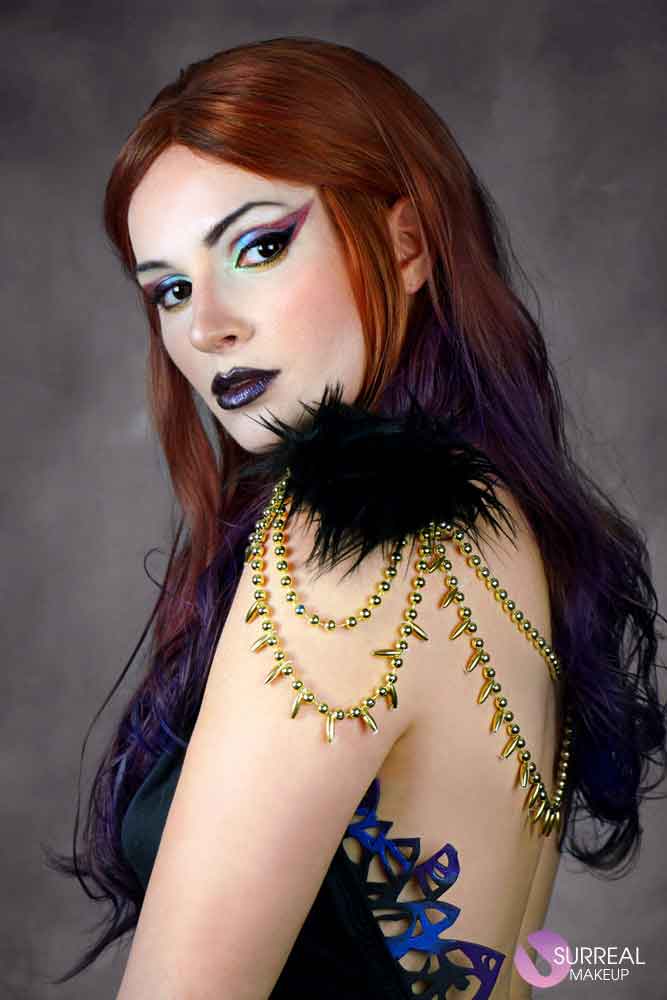 gothic wedding makeup