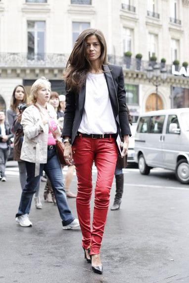 Top 14 Stylish Red Leather Pants Outfit Ideas - Fashion Drips