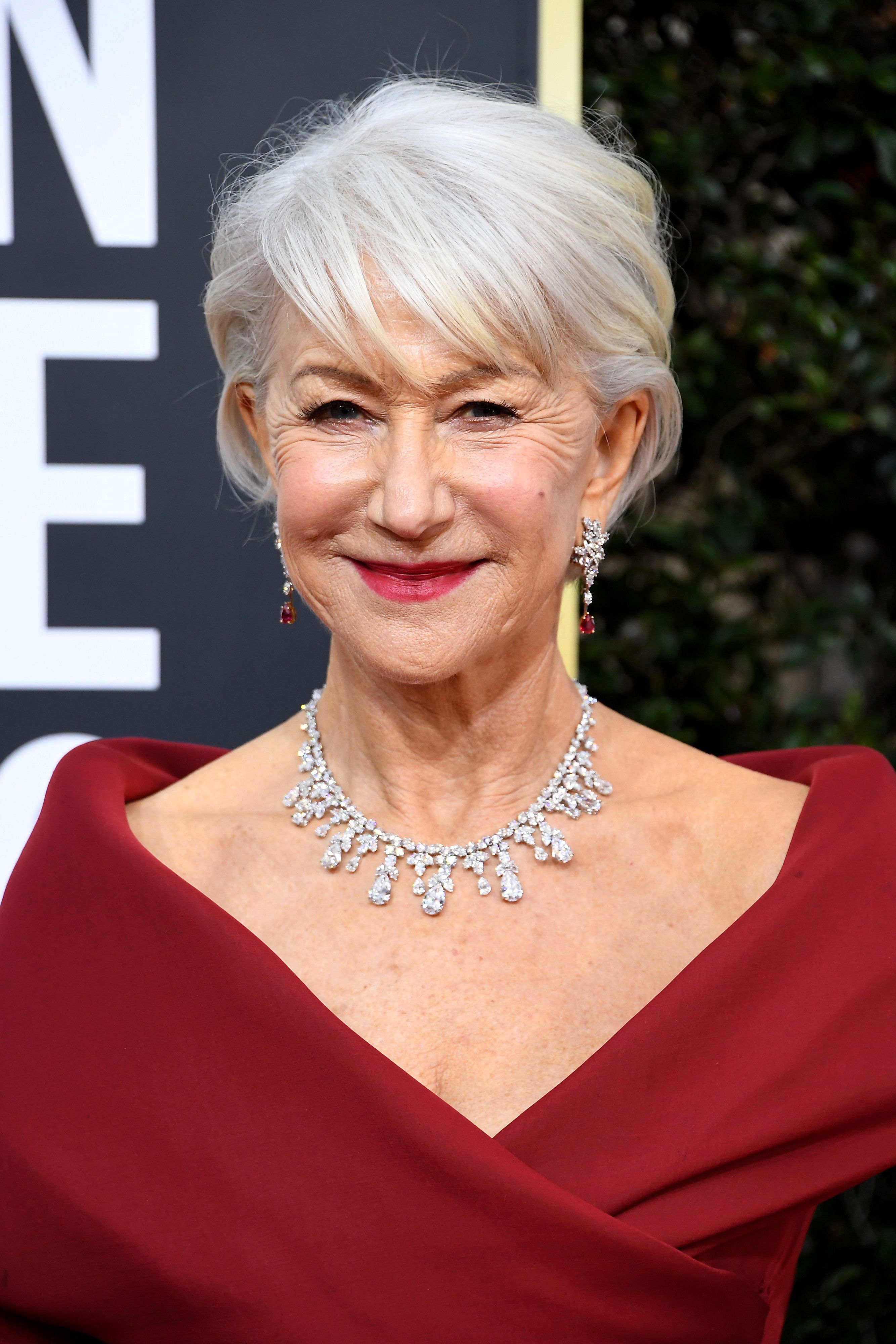 Helen Mirren's Lightened base: Low maintenance hair color ideas