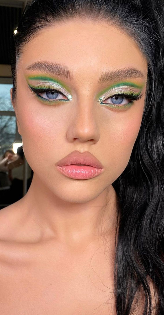 green eyeshadow looks