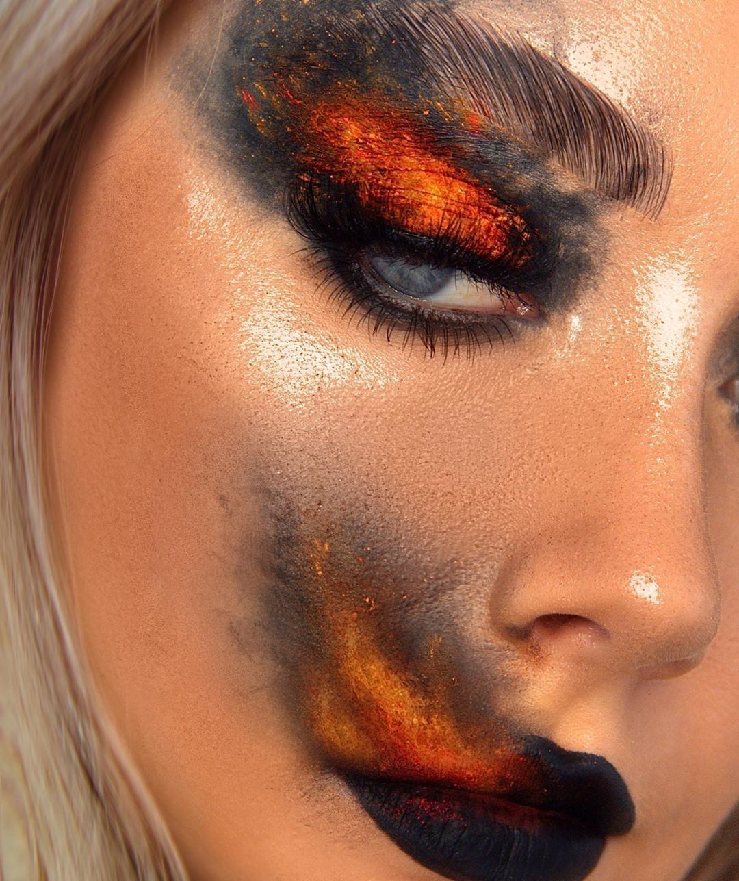fire makeup looks