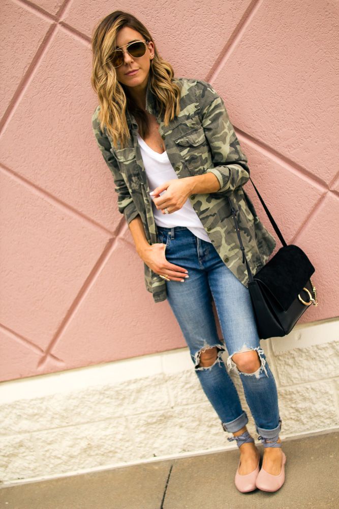 Camo jacket outfitt ideas