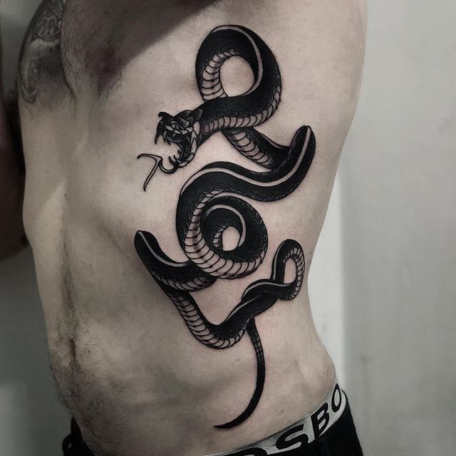 rib tattoos for men