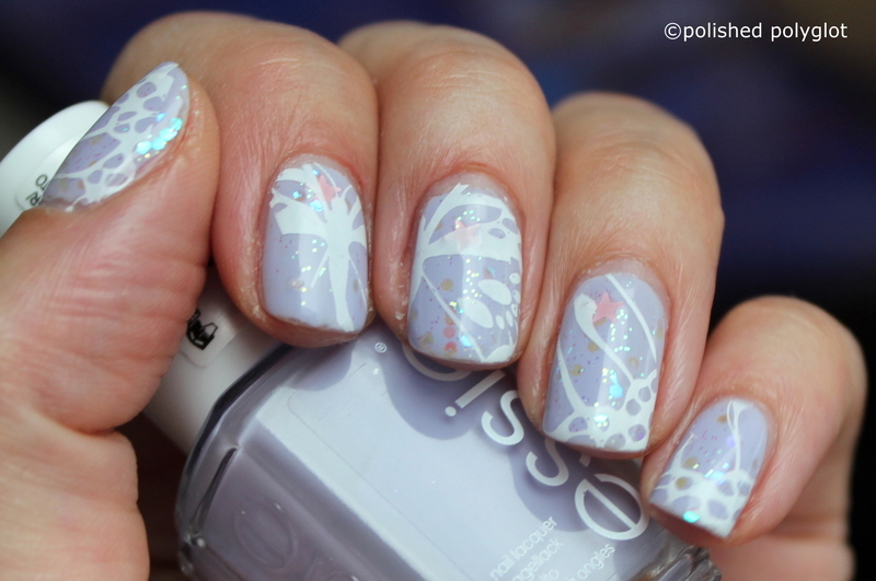 Light gray nail designs