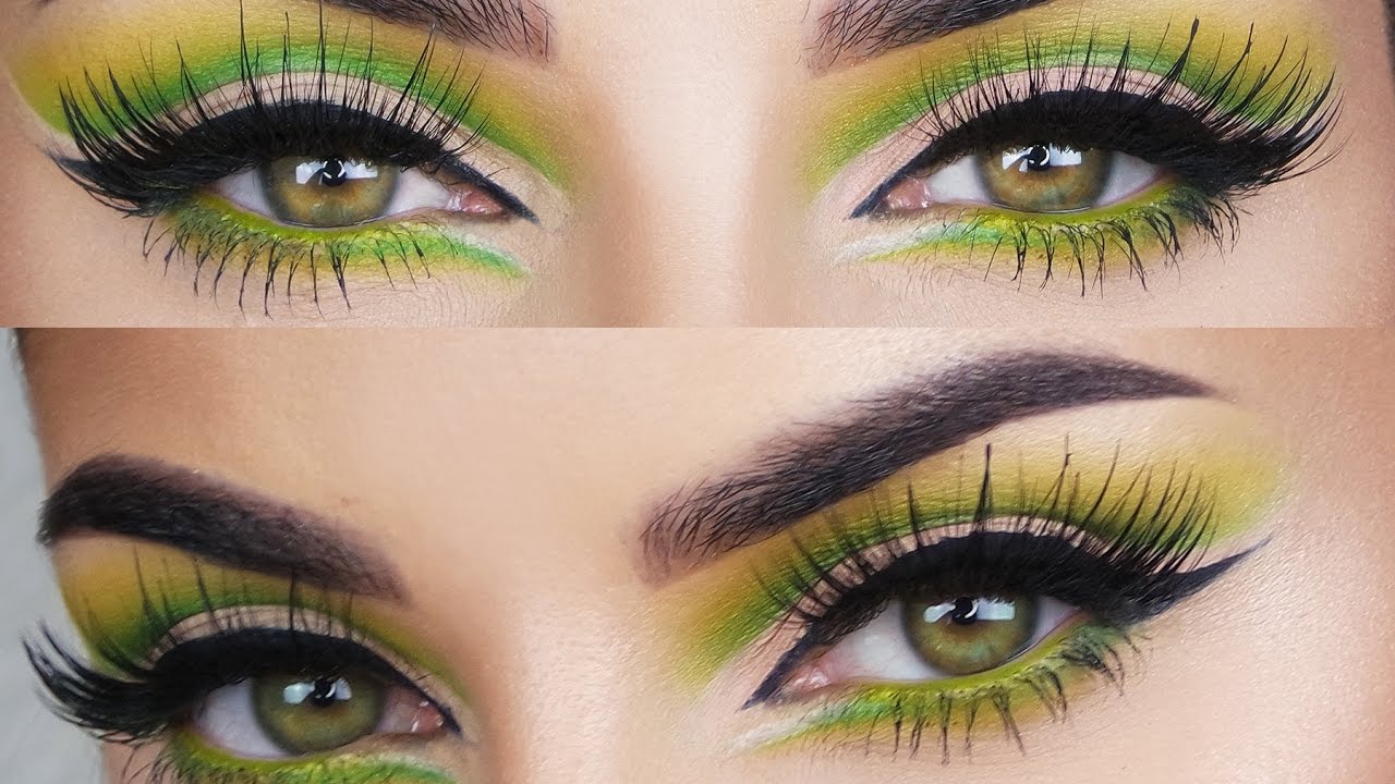Green eyeshadow looks for brown eyes