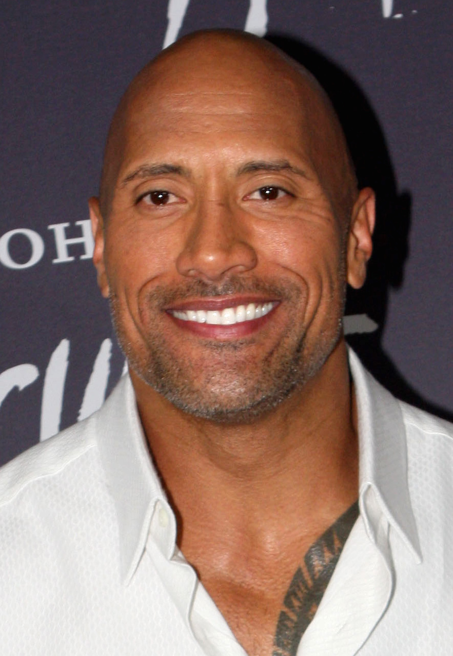 Bald Black Men: Dwayne Johnson