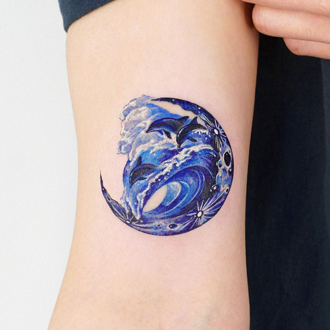 blue moon tattoos