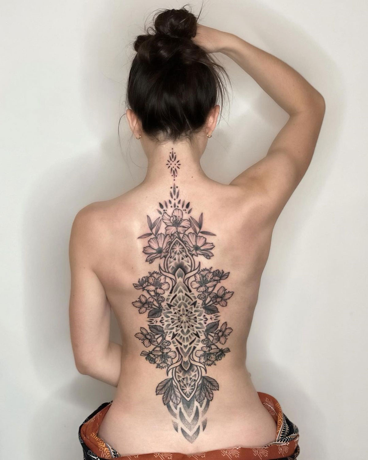 full back tattoos for women