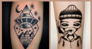 Alien tattoos for men
