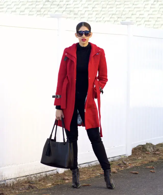black and red outfit ideas