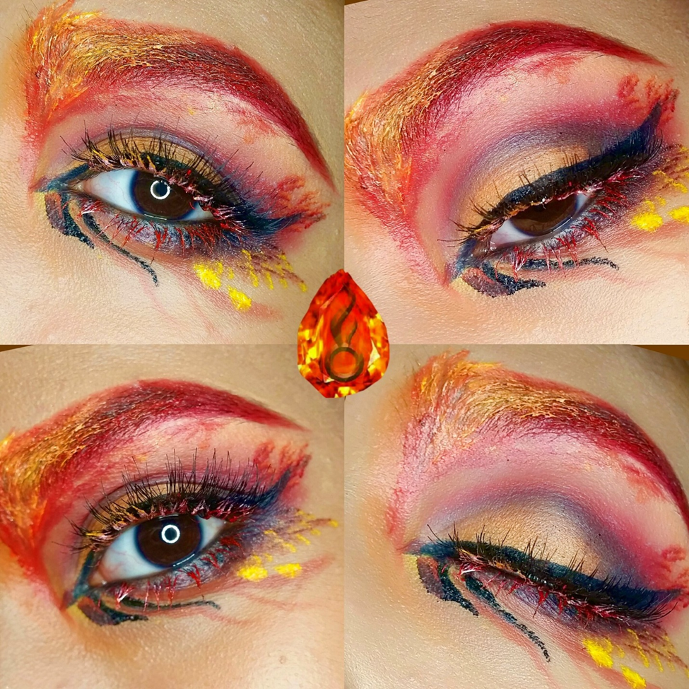 fire makeup looks