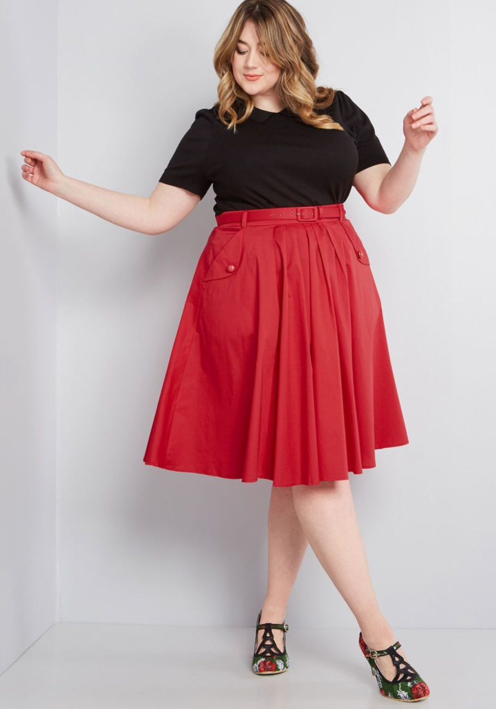 skirts for curvy petite