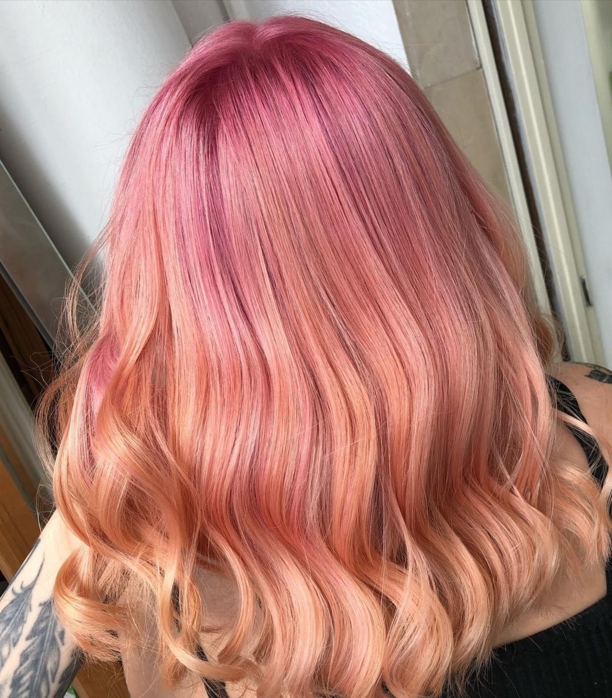 Rose Gold Highlights: Asian Hair Highlights